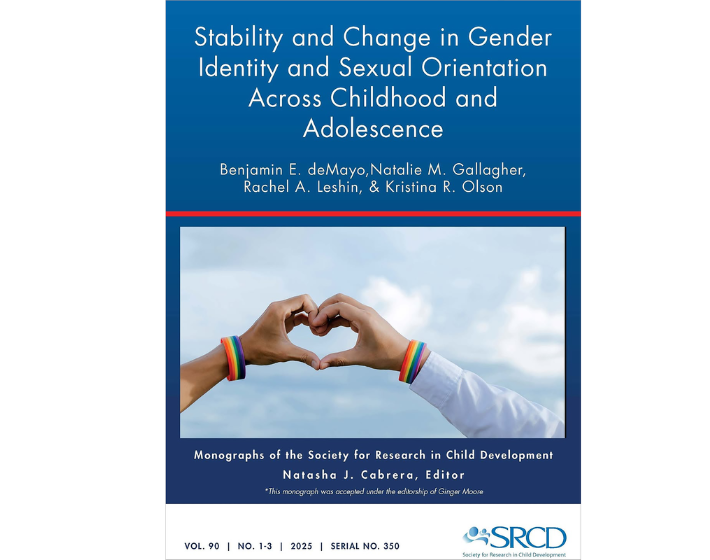 Cover of Rcent Monographs of the Society of Research in Child Development Issuew