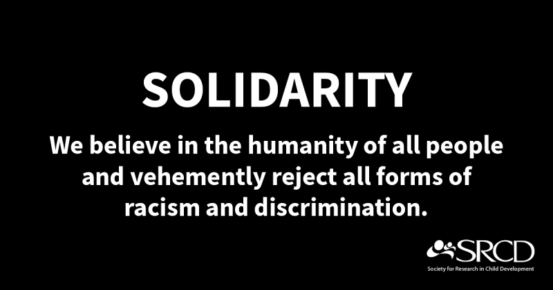 SRCD Statement on Confronting Racism
