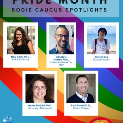 Pride Month SRCD SOGIE Spotlights