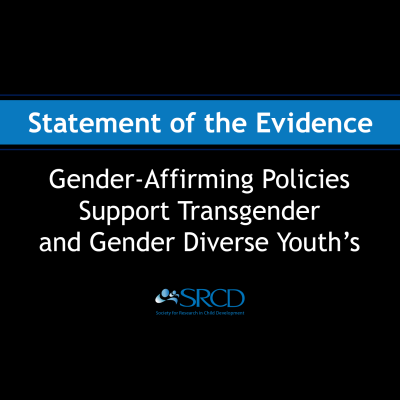 Gender-Affirming Policies Support Transgender and Gender Diverse Youth’s Health logo